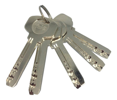 Cilindro Yale Con Llave De Punto Bronce 66mm 31 X 35