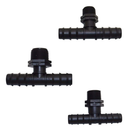 Conector Manguera Agua Para Jardin Pua Riego Micro Rosca