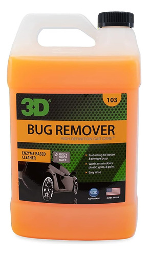 3d Bug Remover - Limpiador Y Desengrasante Exterior De Uso M