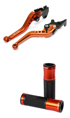 Kit Manopla Manete Esportivo Honda Cb 250f 250 Twister 