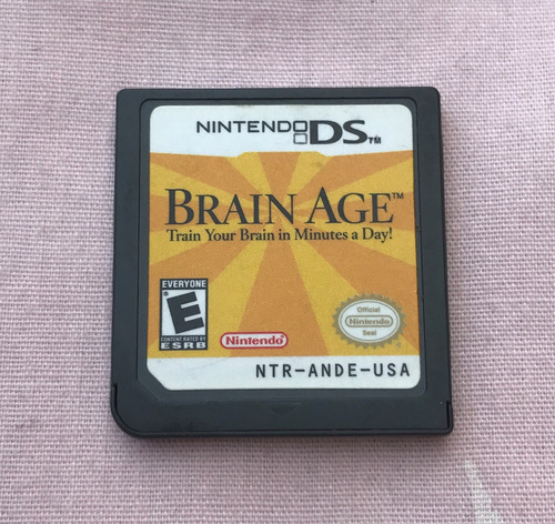 Brain Age Train Your Brain Juego Original Para Nintendo Ds (Usado)