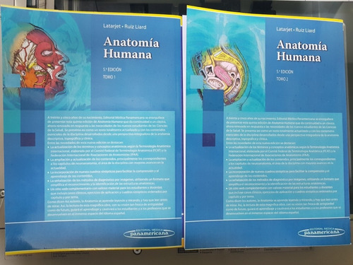Libro Anatomia Humana Latarjet 2 Tomos (5ta Edición) A4