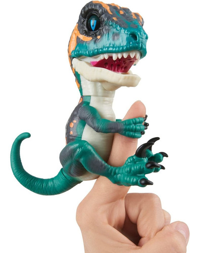 Raptor Indomable De Fingerlings - Fury  Azul  - Dinosaurio C