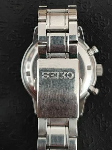 Relógio Seiko Cronógrafo Ssb007p1 Mecha-quartz 6t63 100m
