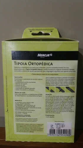 Tipoia Ortopédica, Mercur, Para Braço Direito E Esquerdo.