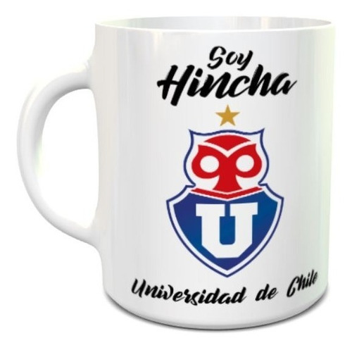 Tazón Fútbol Soy Hincha De Universidad De Chile 16