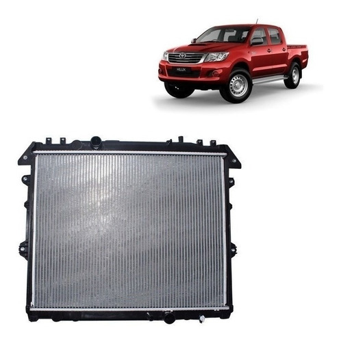 Radiador Para Toyota Hilux 3.0 1kd 2005 2015 Mecanico