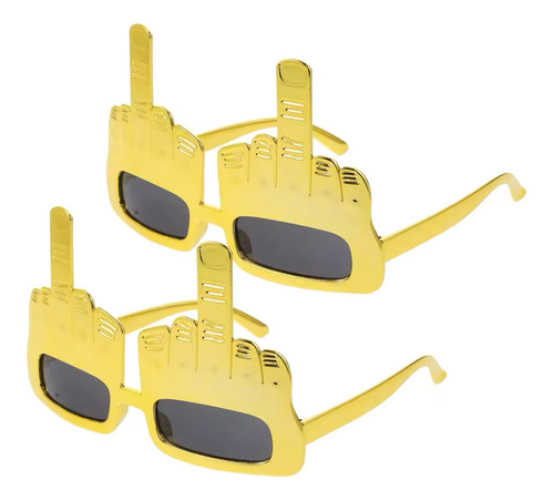 Lentes Dedo Grosero Lentes Dedo Medio Lentes De Broma Fuck Dorado Lentes Con Dedo Grosero Seña Dedo Medio