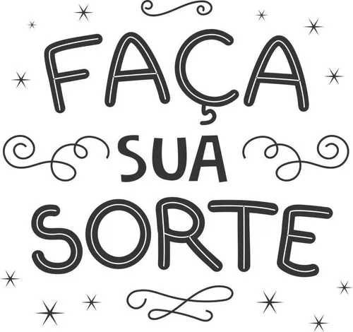 Adhesivo decorativo de pared Phrase Make Your Luck