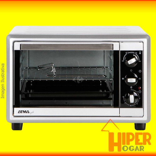 Horno de mesa eléctrico Atma HG2010E 20L plata 220V