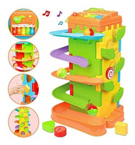 Juguete Piano Cubo De Actividades Musical Para Niños Lukat 