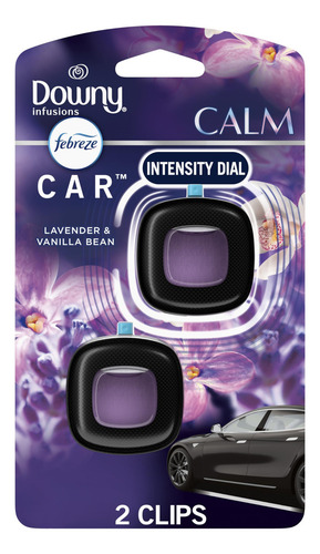 Clipe de ventilação para carro Febreze Downy Calm Scent, 2
