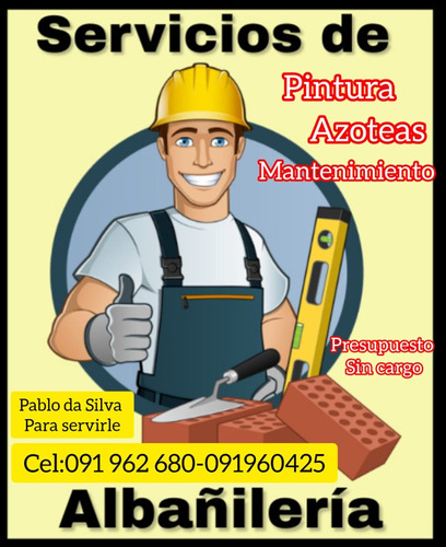 Servicios De Pinturas Y Mantenimientos De Albañilería.