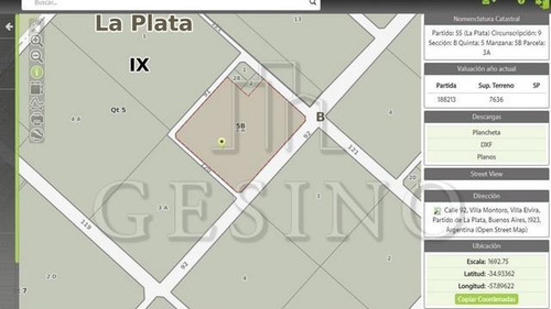 Imagen 1 de 4 de Terreno - Villa Elvira
