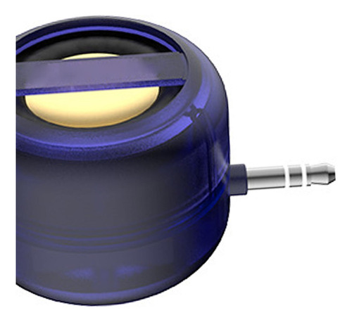 Mini Altavoz Para Teléfono Usb Recargable Jack De 3,5 Azul