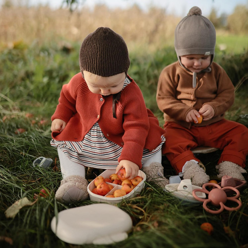 Caja Bento Mushie Kids | 3 Compartimentos, Divisor Removible