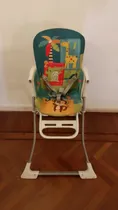 Comprar Silla De Comer Carestino Rio Azul Doble Bandeja Plegable