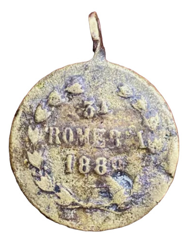 Antigua Medalla Romerías Españolas 3 1888