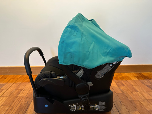 Conjunto Carrinho Bebê Mibo Safte 1st Preto Preto (Usado)