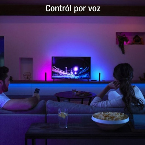 Imagen 5 de 9 de Lampara Led Rgb Smart Wifi 9w E27 Google Alexa Linda Smart