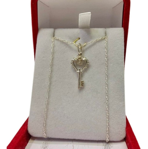 Conjunto Tourbillon Y Dije Llave De Tesoros Ideal Regalo