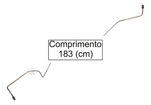 Tubo Freio Intermediario Bandeirante 03/93 A 08/2001  Picape