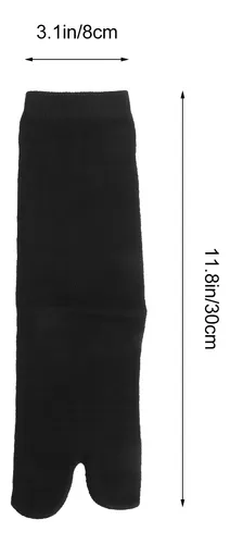 2 Pares De Cómodos Calcetines Tipo Kimono Transpirables Con
