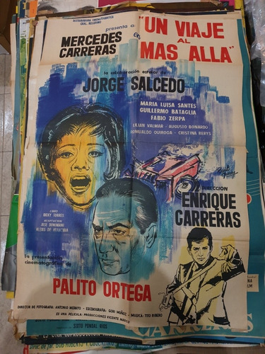 Antiguo Afiche Cine Orig. C/ Palito Ortega- 302