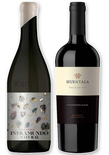 Vino Huentala Cofermented + Inframundo Durigutti Combo X2 Un