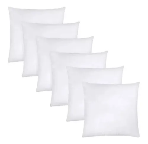Pack De 6 Cojín De Algodón Siliconado Para Funda 50 X 50