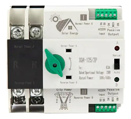 Interruptor Ats Transferencia Automática 125a Monofásico