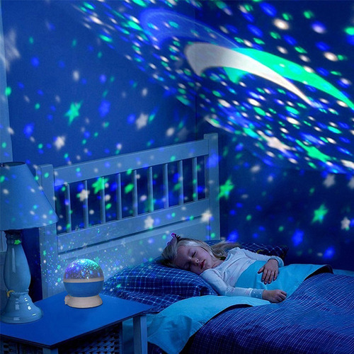 portátil LED clip en estrella de la lámpara con 3 niveles de brillo para habitación de niño 