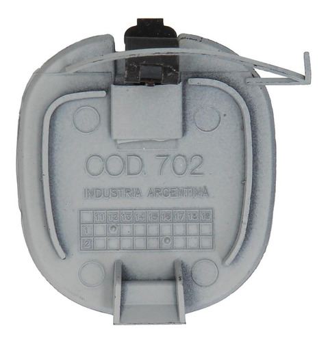 Imagen 2 de 5 de Tapa Paragolpe Trasero Gancho Fiat Palio 97/01