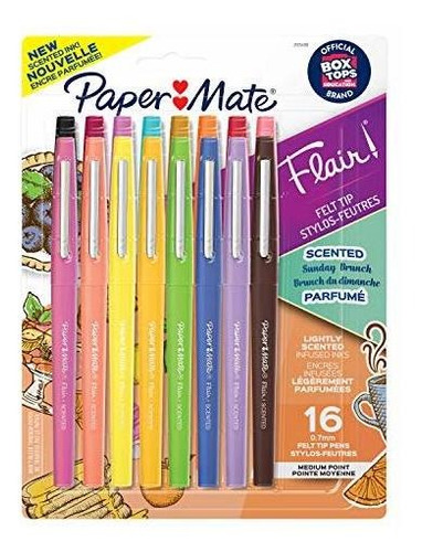 Bolígrafos - Paper Mate Flair, Bolígrafos Perfumados Con Pun