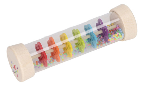 Rain Stick De Madera For Hacer Lluvia, Juguete For Ilumina