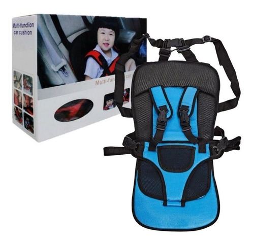 Asiento Carro Bebe Silla Seguridad Cinturón Infantil Azul