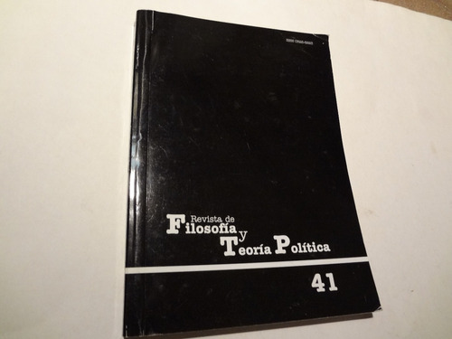 Revista Filosofía Teoría Política 41 2010 Unlp Zanetti Martí