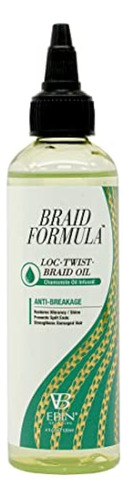 Aceite Para Trenzas Ebin New York Loc, Twist, Manzanilla,
