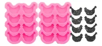 Comprar Moldes Para Artesanías 2 Moldes De Resina Para Pollos