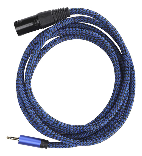 Cable De Señal Balanceada Jorindo Xlr Macho A Jack De 3,5 Mm
