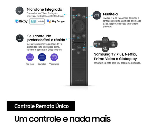 Imagem 2 de 10 de Samsung Smart Tv 50'' Qled 4k 50q65b 2022, Design Slim