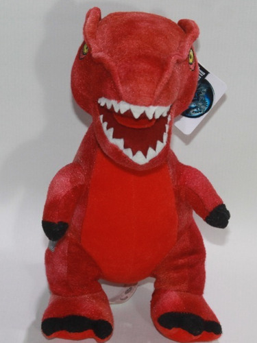 Peluche Tiranosaurio Rex Rojo Jurassic World Original 27cms