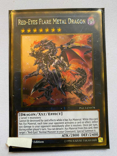 Red-eyes Flare Metal Dragon Gold Ultra Yugioh