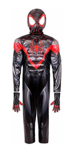 Imagen 1 de 7 de Spiderman Disfraz Talla 4 Miles Morales Disney Store