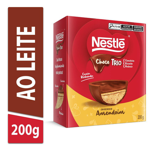 Ovo De Páscoa Chocotrio Amendoim 200g
