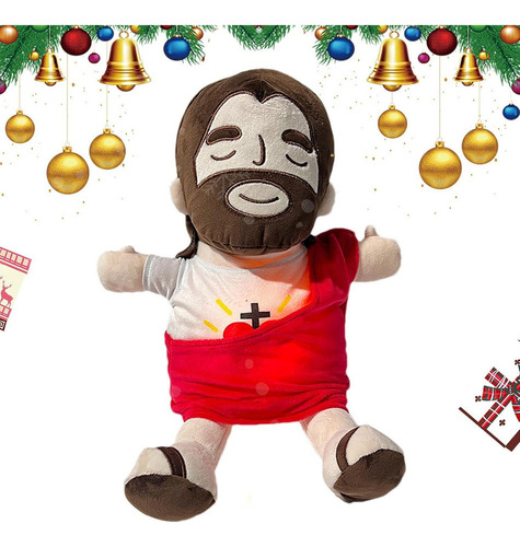 // An 2pcs-navidad Peluche Jesús Que Respiras Con Música Y