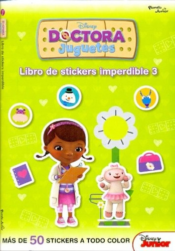 Doctora Juguetes. Libro De Stickers Imperdible 3