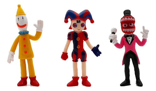 Figuras De Acción De Digital Circus Aleatorias Mas 3 Cartas