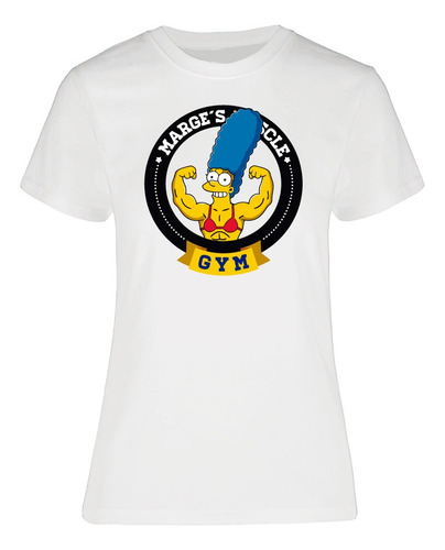 Playera Mujer Gym Marge Musculosa The Simpson Mod-2