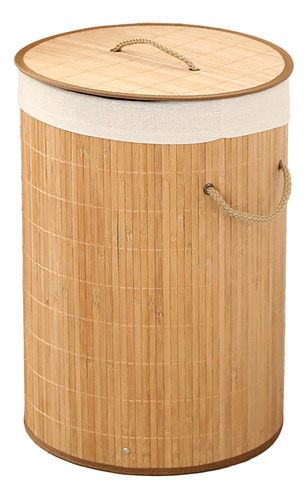 Cesta De Almacenamiento Plegable De Bambú Para Ropa Sucia, G